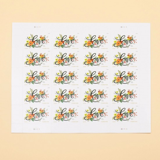 2018 US Wedding Love Flourishes Forever Postage Stamps