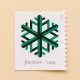 2015 US Geometric Snowflakes Forever Postage Stamps