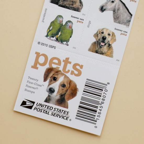 2016 US Pets Forever Stamps