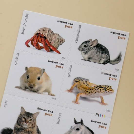 2016 US Pets Forever Stamps