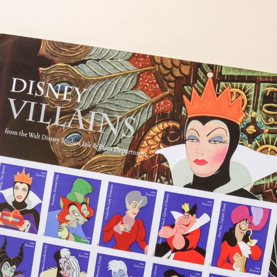 2017 US Disney Villains Forever Stamps