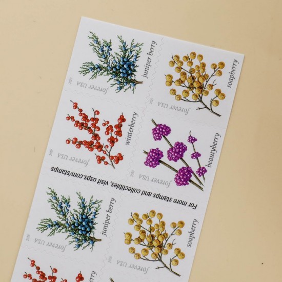 2019 US Winter Berries Forever Stamps