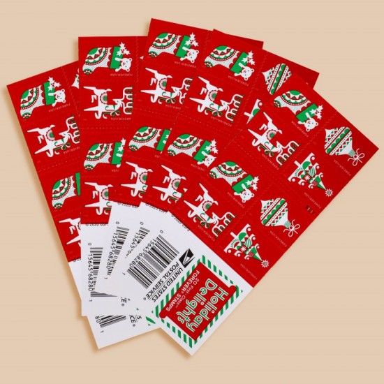 2020 US Christmas Holiday Delights Forever Postage Stamps