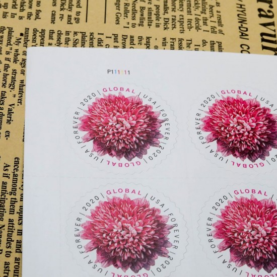 2020 US Global Chrysanthemum Forever Stamps