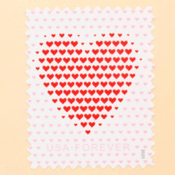 2020 US Made of Hearts Forever First-Class Postage Stamps Wedding