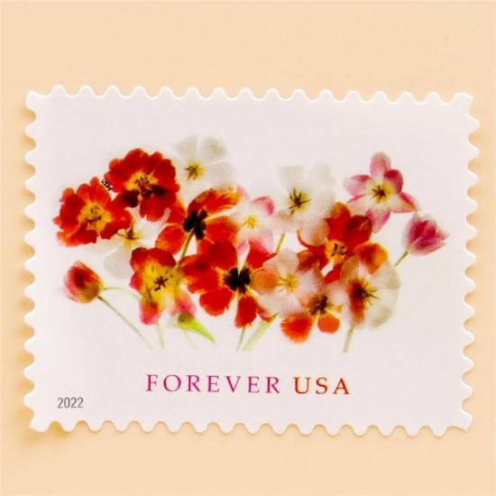 2022 US Forever First-Class Postage Tulips Stamps