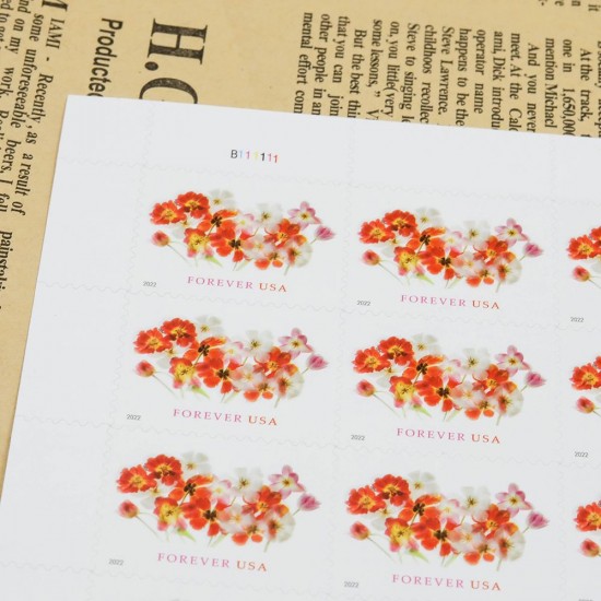 2022 US Forever First-Class Postage Tulips Stamps