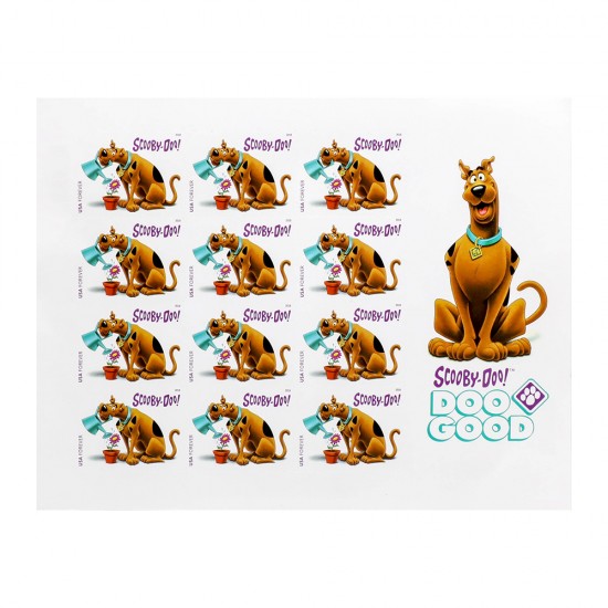 2018 US First-Class Scooby-Doo Forever Stamps Panes