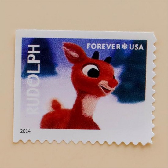 2014 US First-Class Forever Stamp - Rudolph the Red-Nosed Reindeer